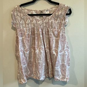 ⭐️3 for $12⭐️ Paisley Print Old Navy Top